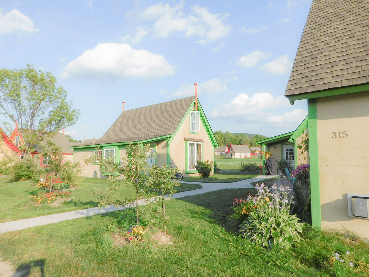 The “village feel” of Boiceville Cottages in Brooktondale